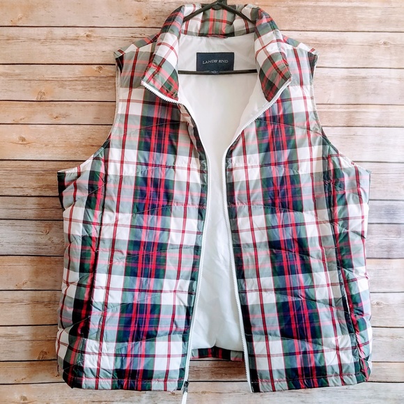 lands end plus size vest